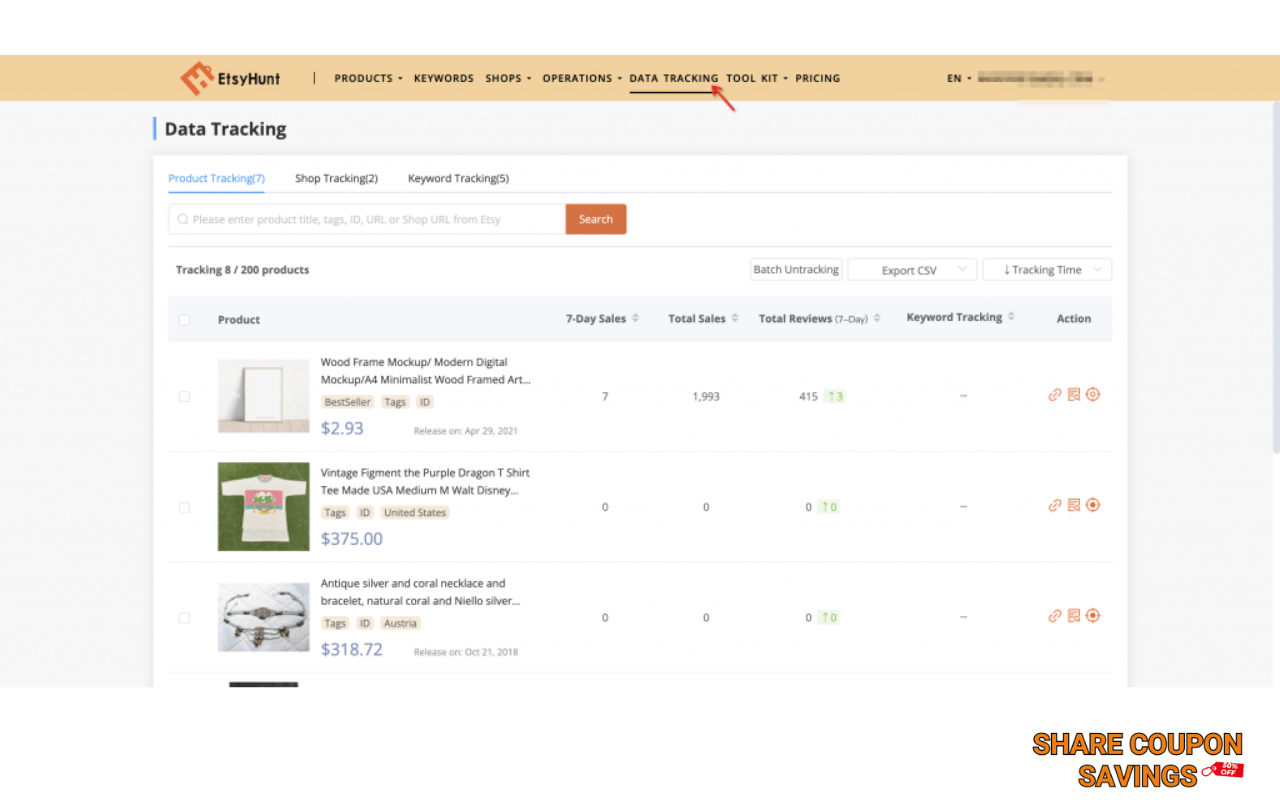 etsyhunt review 2024 explore features prices alternatives 4