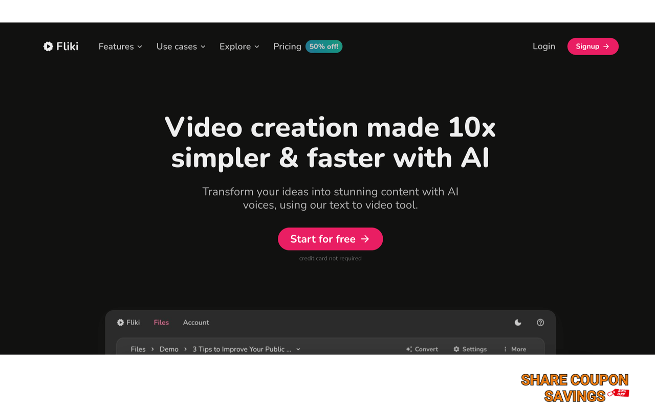 fliki ai review 2024 boost efficiency with ai video 6