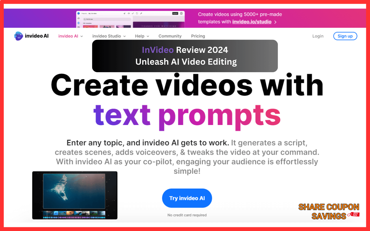 invideo review 2024 unleash ai video editing