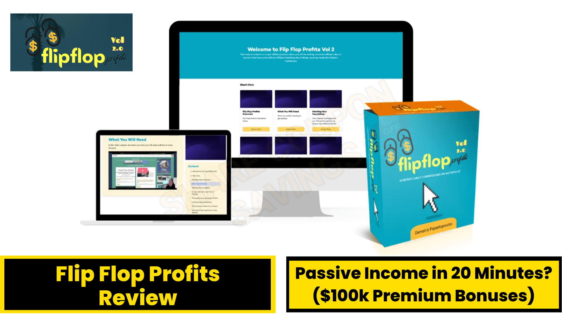 flip flop profits review passive income in 20 minutes